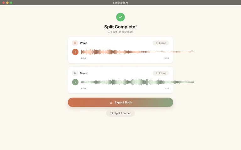 Processing progress